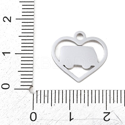 304 Stainless Steel Charms SA-CBAE30B-03G-P-1
