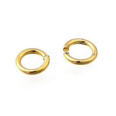 Brass Open Jump Rings KK-B147-03A-G-1