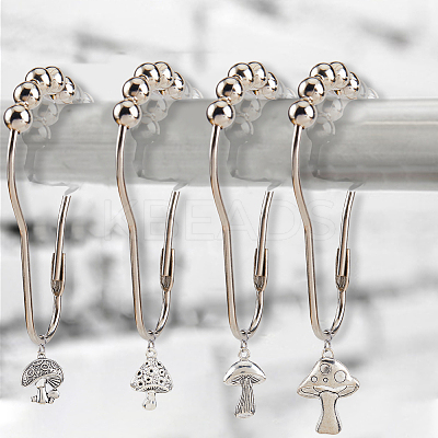 12Pcs 4 Styles Zinc Tibetan Style Alloy Pendants FIND-SP0004-40AS-1