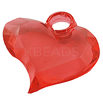 Transparent Acrylic Pendant X-PL762Y-1