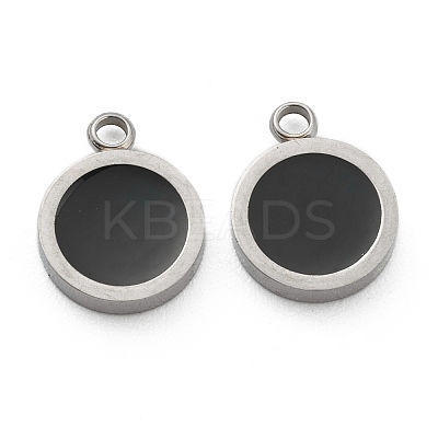 Fashion 304 Stainless Steel Enamel Charms STAS-Z009-14P-1