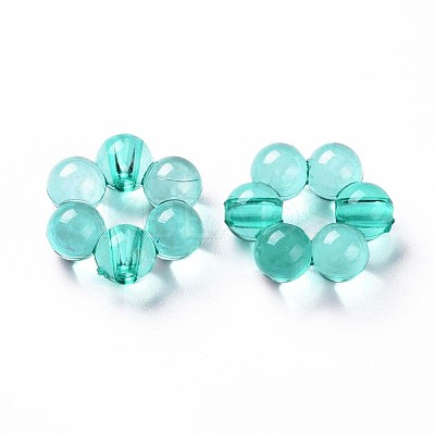 Transparent Acrylic Bead Frames TACR-S153-01A-68-1