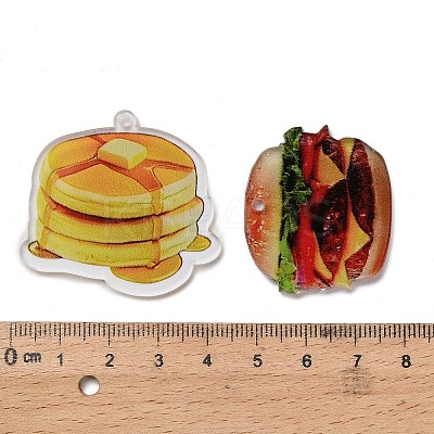 Printed Acrylic Pendants OACR-A043-02-1