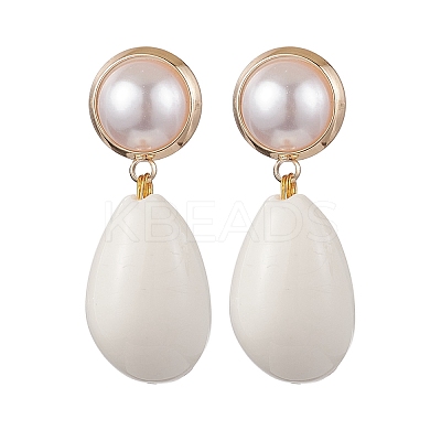 Acrylic Stud Earring EJEW-JE05937-1