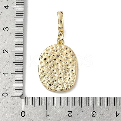 Brass Enamel Pendants KK-P283-26G-1