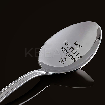 Stainless Steel Spoon AJEW-WH0160-020-1
