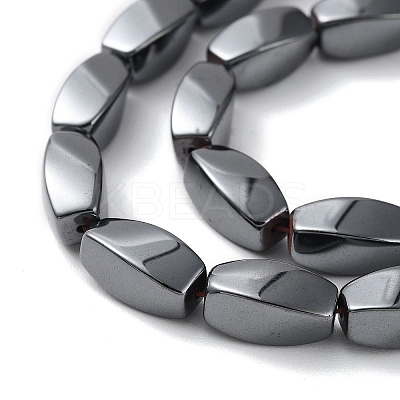 Non-Magnetic Synthetic Hematite Beads Strands IM601-6x12-1