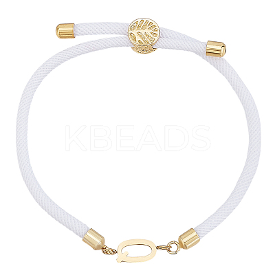 1pc Adjustable Nylon Cord Slider Bracelets for Women BJEW-LP0001-33Q-G-1