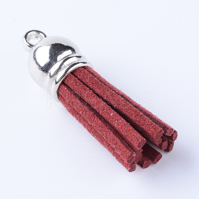 Faux Suede Tassel Pendant Decorations FIND-T002-A10-1