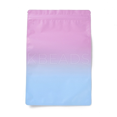 Two Tone Rectangle Plastic Zip Top Gift Bags OPP-B006-01A-02-1