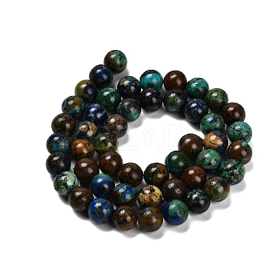 Natural Azurite Beads Strands G-P568-A01-01-1