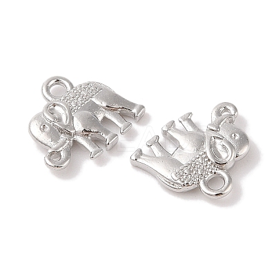 Vintage Elephant Charms PALLOY-ZN-47017-N-FF-1