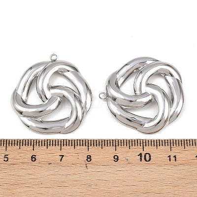 304 Stainless Steel Pendants STAS-I363-10P-1