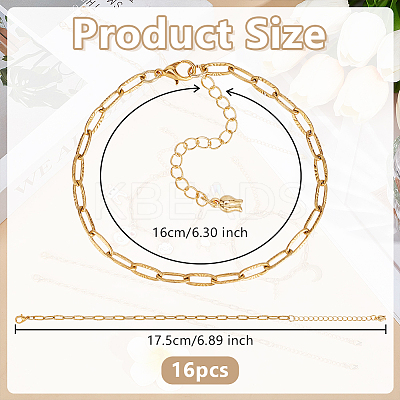 304 Stainless Steel Cable & Rolo Chain Bracelets BJEW-OC00001-1