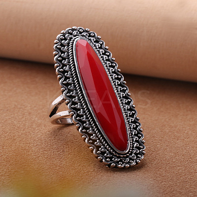 Alloy and Resin Finger Rings FS-WGB9ABA-01-1