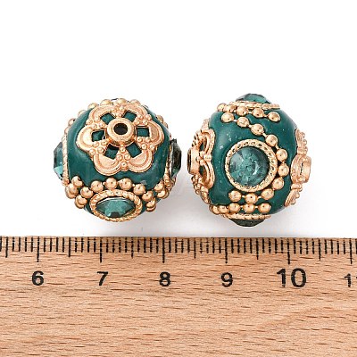 Handmade Resin Indonesia Beads IPDL-S054-008A-01KCG-1