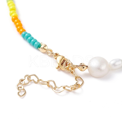 Lemon Slice Enamel Pendant Necklace for Girl Women X1-NJEW-TA00013-1