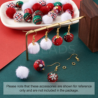 DIY Christmas Style Earring Making Kits DIY-TA0008-88-1