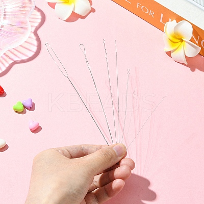 7pcs 7 Styles Stainless Steel Straight Sewing Embroidery Threads FIND-YWC0014-004-1