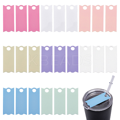 21Pcs 7 Colors Acrylic Accessories OACR-DC0001-24-1