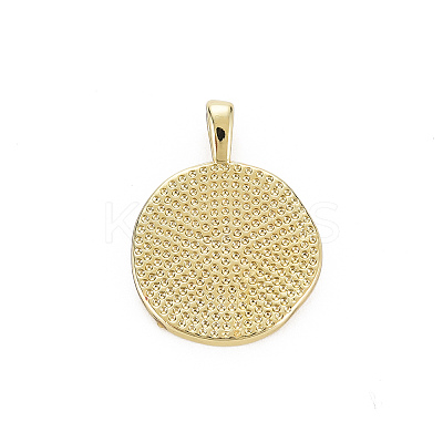 Brass Enamel Pendants KK-Q283-057L-NR-1