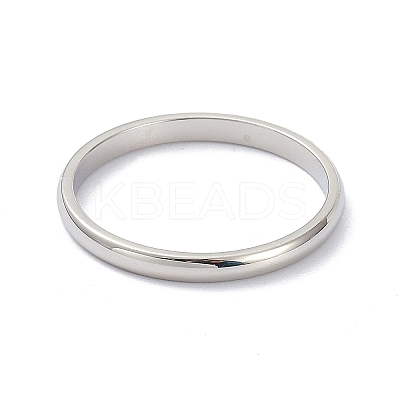 Non-Tarnish 2mm Polished Plain Dome Finger Ring for Girl Women LS-RJEW-C012-05G-P-1