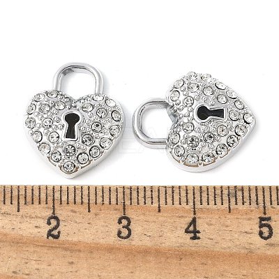 Alloy Crystal Rhinestone Pendants PALLOY-E775-17P-1