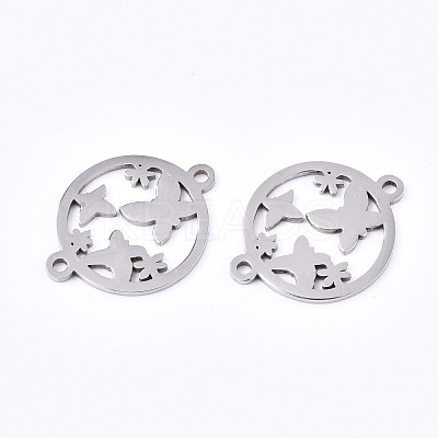 Tarnish Resistant 201 Stainless Steel Links Connectors STAS-S080-025P-1