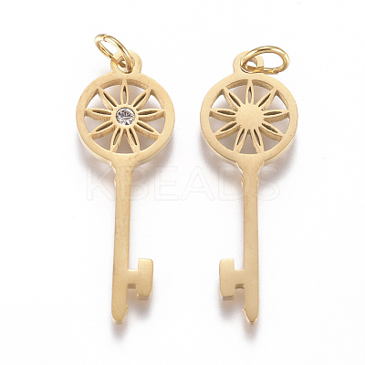 316 Surgical Stainless Steel Pendants LS-STAS-L242-06G-1
