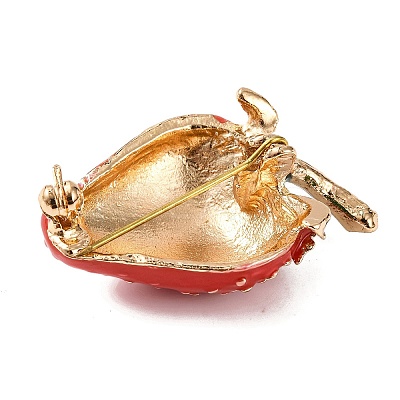 KC Gold Plated Alloy Fruit Brooches JEWB-L017-02KCG-01-1