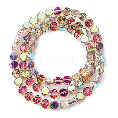 Electroplate Glass Beads Strands EGLA-C010-01A-HP04-1