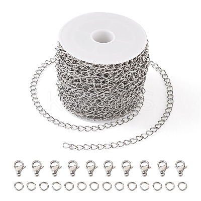 DIY Chain Bracelet Necklace Making Kit DIY-YS0001-45-1