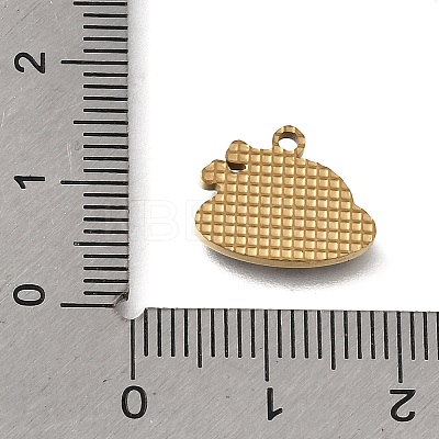304 Stainless Steel Enamel Pendants SA-CBAA2E4-06B-G-1