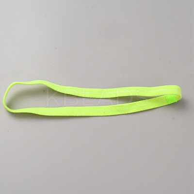 Candy Color Nylon Elastic HairBands OHAR-WH0034-04B-1