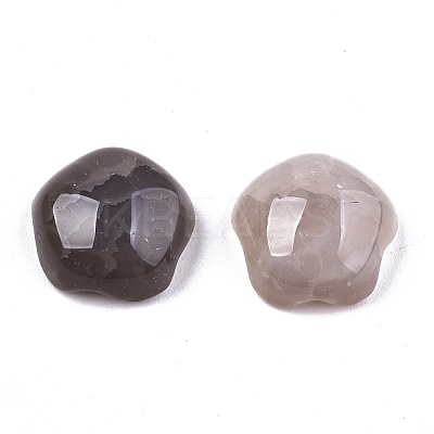 Natural Crackle Grey Agate Cabochons G-T131-50-1