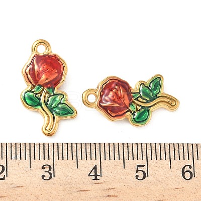 304 Stainless Steel Enamel Pendants STAS-I346-17G-01-1