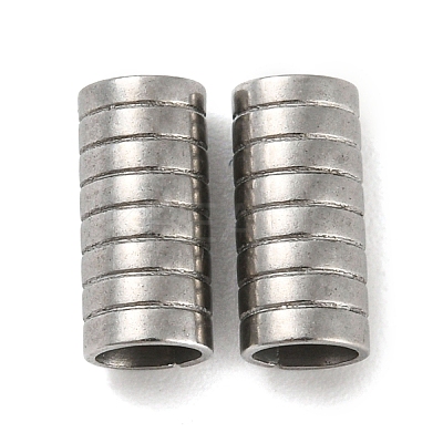 Non-Tarnish 201 Stainless Steel Tube Beads STAS-Z049-06P-1