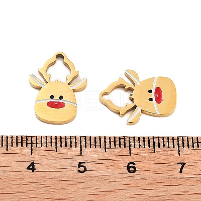 Ion Plating(IP) 304 Stainless Steel Pendants STAS-S140-02E-1