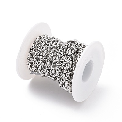 Tarnish Resistant Handmade 304 Stainless Steel Rope Chains CHS-L024-007P-1