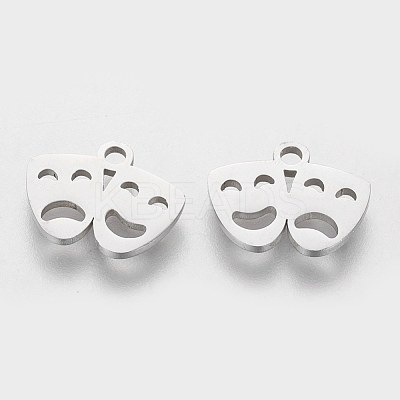 Non-Tarnish 201 Stainless Steel Charms STAS-S105-T156-1