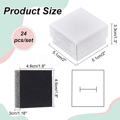 Texture Paper Jewelry Gift Boxes OBOX-NB0001-10A-01-1
