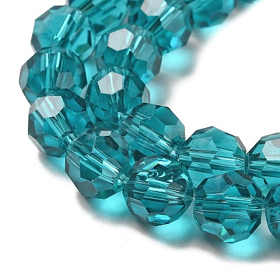 Transparent Glass Beads X-EGLA-A035-T8mm-D12-1