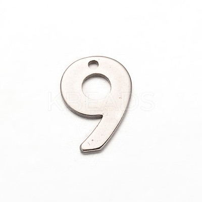 Tarnish Resistant Mixed Number 201 Stainless Steel Charms STAS-N082-05-1