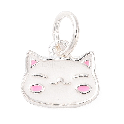 Cat Shape 925 Sterling Silver Charms LS-STER-F056-03S-01-1