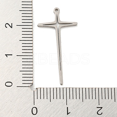 Non-Tarnish 304 Stainless Steel Pendants STAS-G318-11P-1