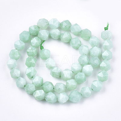 Natural Myanmar Jade/Burmese Jade Beads Strands G-T108-27B-1