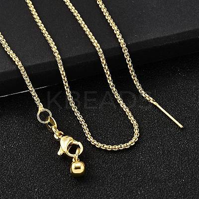 1.5MM Brass Box Chain Adjustable Slider Necklaces X-NJEW-M108-07G-1