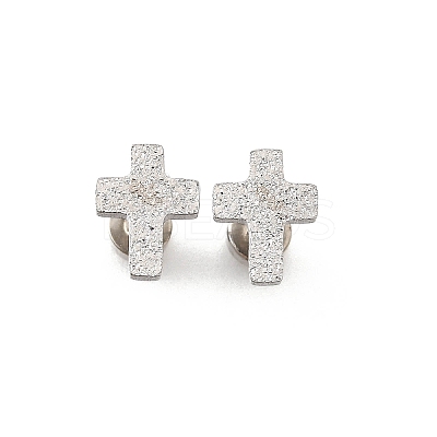 304 Stainless Steel Stud Earrings EJEW-H161-01P-G-1