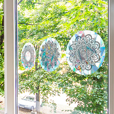 3Pcs 3 Style Waterproof PVC Electrostatic Wall Stickers Brick Pattern Stickers DIY-GF0003-70-1