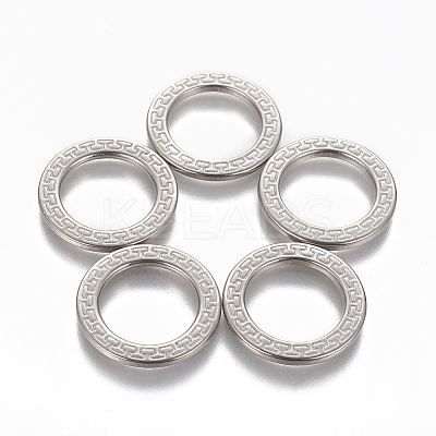 Tarnish Resistant 304 Stainless Steel Linking Rings STAS-L233-013B-P-1